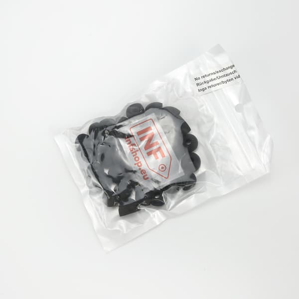 Strop til 22 mm urrem 10-pak Sort Black 11