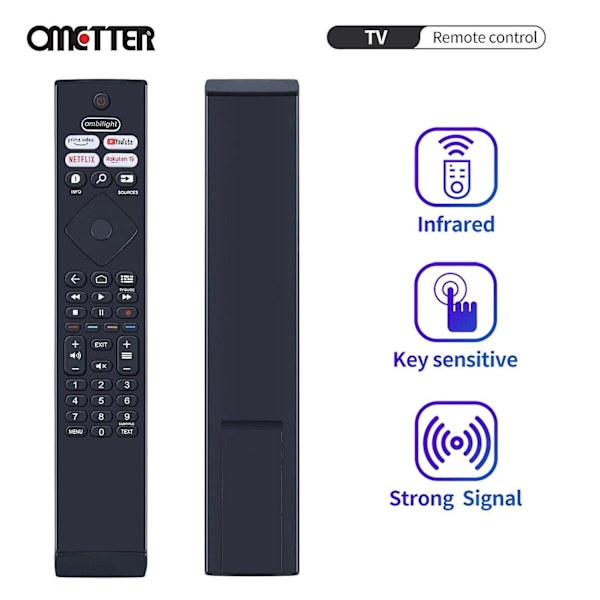 Til Philips 7900 Series 43pus7906/12 Smart Tv Fjernbetjening 398gr10bephn0041bc Brc0984501/01 50pus7956/12 55pus7906/12