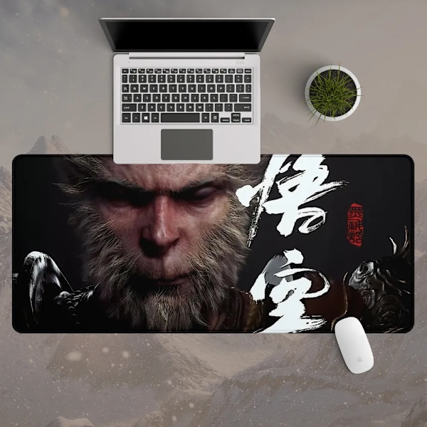 Black Myth: Wukongs loyale fans og spillere, der søger e-sportsudstyr i høj kvalitet, den overdimensionerede computerbordmåtte er dit bedste valg 3