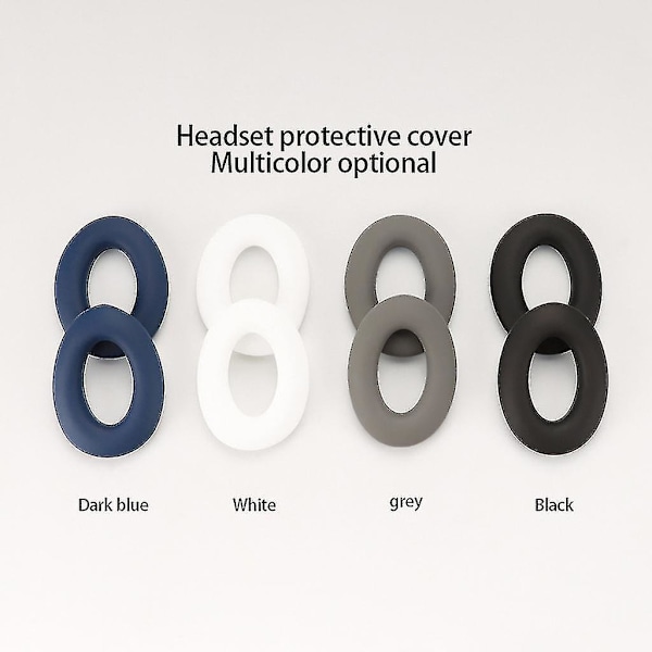 Silikon Öronmuffar för Qc45 Qc35 Qc25 Qc15 Ae2 Hörlurar White