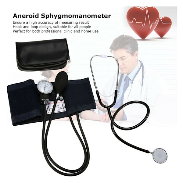 Aneroid Sfygmomanometer Medicinsk Manuell Sfygmomanometer Arm Sfygmomanometer[GKS]