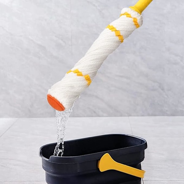 eFanta Itsepuristava Twist-moppi lattianpesuun, pitkävartinen, kovapuu, ravintola, kylpyhuone, autotallit, varastot, toimisto, 145 cm