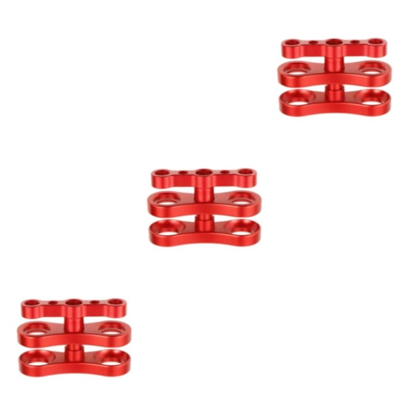 1/2/3 Aluminium Standard 1 Kuleklemme for Undervannsdykking Grå 7,01 x 4,50 cm [GKS] gray 2.76 x 1.77 Inch 1Set