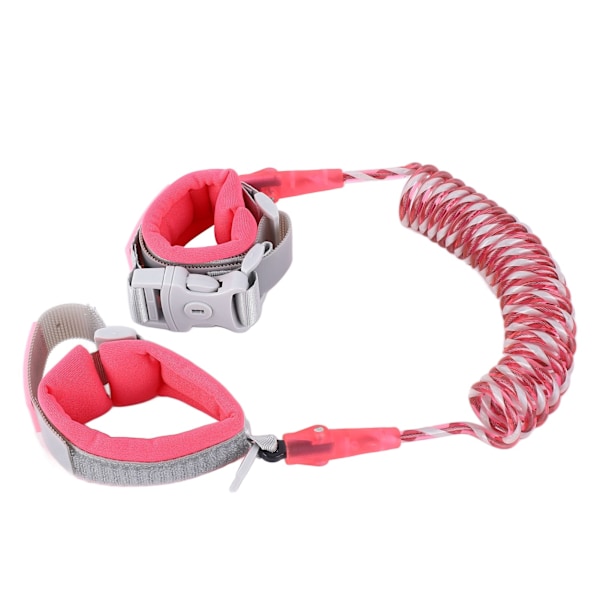 Sikkerhetsarmbånd for barn Multi Reflekterende Armbåndsbånd for utendørs Rosa Rød 6,6 fot (Reflekterende med lås)