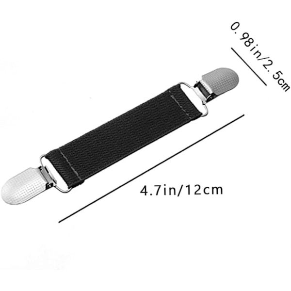 Vanthandske Klämma Handske Klämma Klänning Klämma Midjeklämma Elastiskt Band Klämma för Halsduk Sjal 5st Filtklämmor