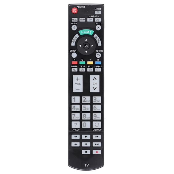 TV fjernbetjening erstatning for N2QAYB 000854/THP55VT60A/THP65VT60A LED TV 0.1