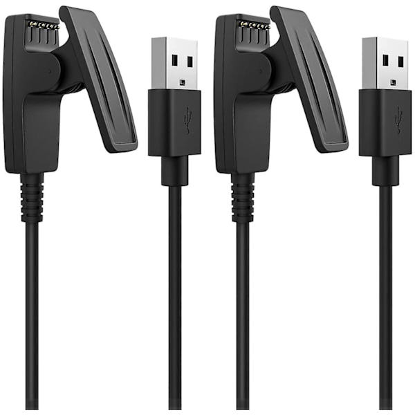 2-pak lader for Garmin Forerunner 235/35/35j/64/230/630/645/645 Music/735xt/vivomove Hr/approach S20/g10/lily Watch