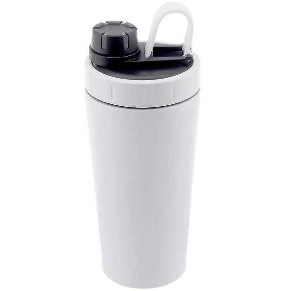Stainless Steel Protein Shaker Bottle Insulated Keeps Hot/cold Dishwasher Safe/double Wall/odor Resistant( Color : White )