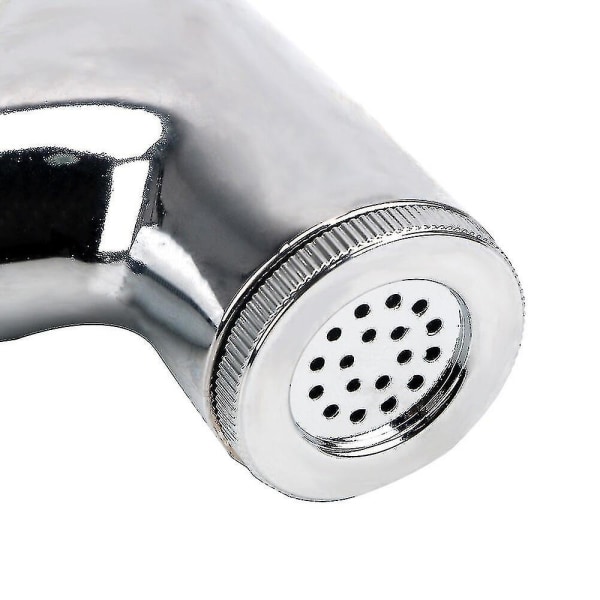 Handhållen bidéslang med duschmunstycke för toalett, badrumsrengöringsverktyg med duschslang, bärbar