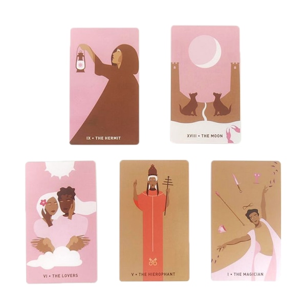 12*7 cm Gentle Heart Tarot Kort Familiefest Brætspil Skæbne