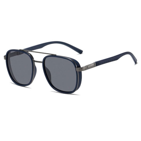 Polariserede solbriller med dobbelt stang, retro modetrend 【GKS】