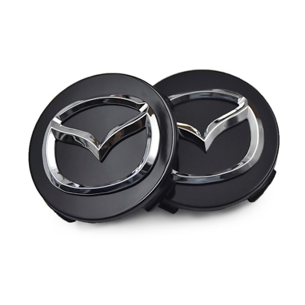 Nya 4x56mm Mazda Silver Center Caps Logo Emblem Badge Navkapslar Ri【GKS】