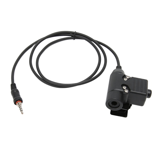 Walkie Talkie Headset Adapter Trycktyp Kompakt Säker Anslutning för Yaesu Vertex VX-6R VX-7R VX-6E VX-7E