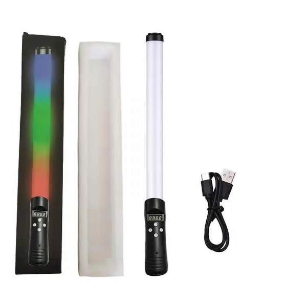 Rgb Professional Handheld Fill Light Stick Fotografering Live Atmosphere Fill Light
