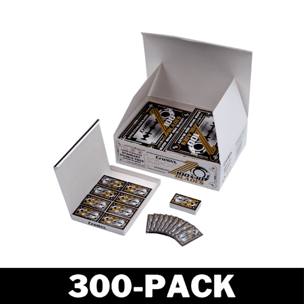 Double Edge Barberblad Super Rustfrit Stål Høj Kvalitet Barberblad{GKS} 300-Pack