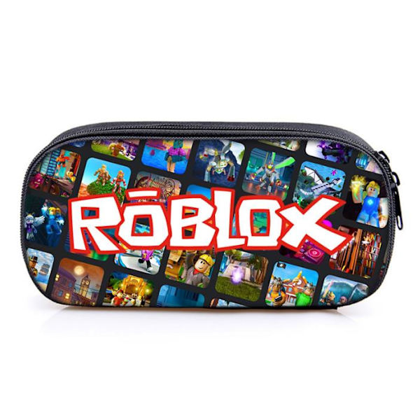 Lasten poikien ja tyttöjen Roblox-kotelo kynäkotelo oppilaiden laukku E