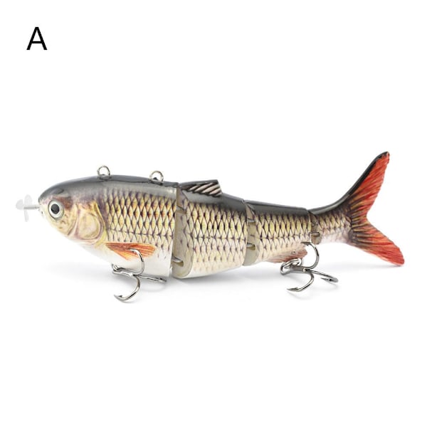 Självsimmande fiskedrag USB-uppladdningsbart A A