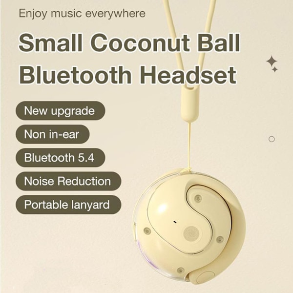Bluetooth-kuulokkeet, langattomat korvakoukkukuulokkeet, erittäin kevyet ja kivuttomat