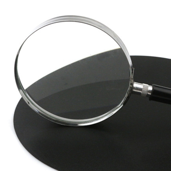 Insten 10X Håndholdt 10X Forstørrelsesglass med Håndtak for Vitenskap, Lesing av Bøker, Inspeksjon, Mynter, Insekter, Steiner, Kart, Kryssord,