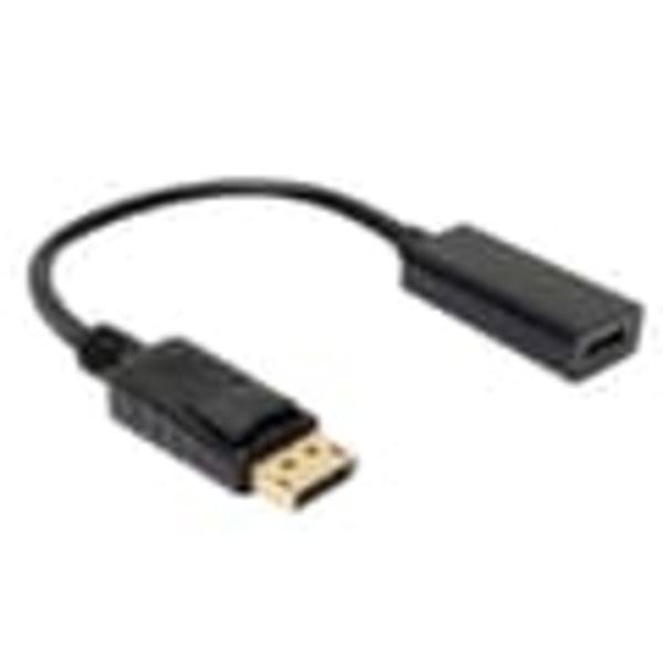 DisplayPort till HDMI - Adapter, Svart