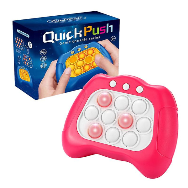 Quick Push Pop Fidget Toys Spelmaskiner för pojkar och flickor Quick Push Bubble Stress Relief Sensoriska Leksaker Barn Födelsedagspresenter