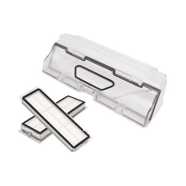 Dammsugare Behållare HEPA Filter Set för S5 Max S6 Max S6 Maxv S6 Pure T7 T7 Pro Robotdammsugare Behållare