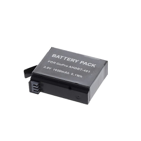 Typ A 1600mAh AHDBT-401 Uppladdningsbart Batteri Ersättning för GoPro Hero 4