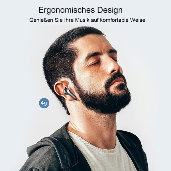 In-ear Bluetooth 5.2-headset, egnet for arbeid og reiser