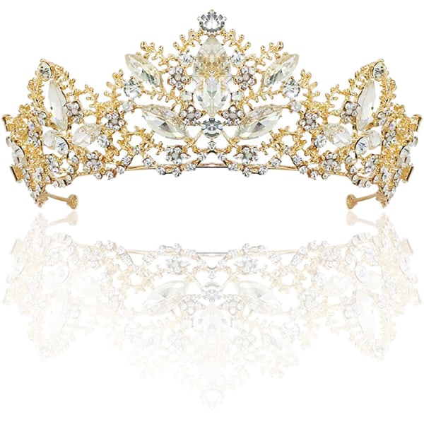 Crown Women, Diadem Tiara Gold, Crystal Tiara, Queen Crown,