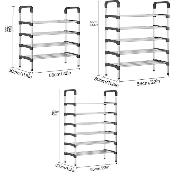 Skorestativ Skohylle 6 TIER 6 TIER