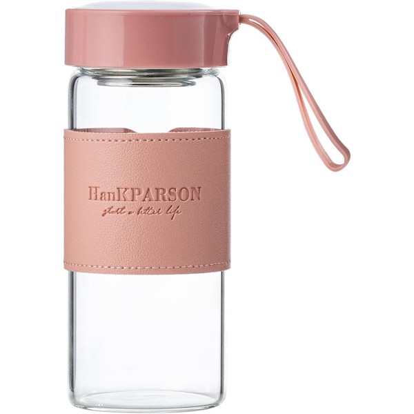 16oz Vandflasker - Premium Bærbar Teflaske med Tættende Låg (Pink) 2