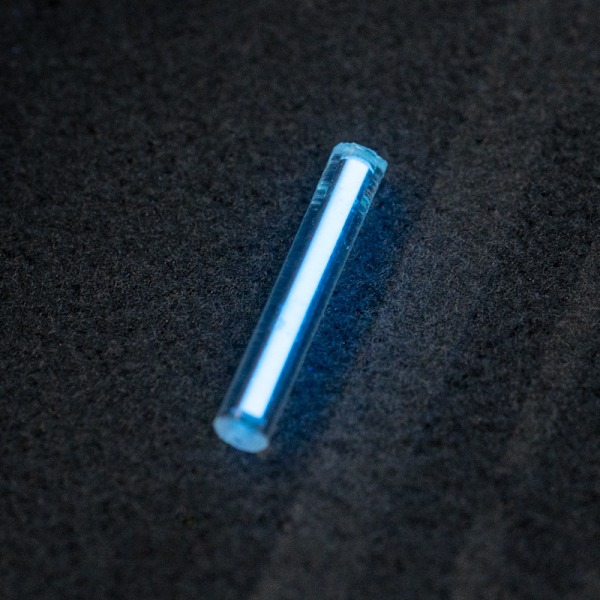 Tritium Gasrør Lysende Nødlys Udendørs EDC 2*12mm sky blue