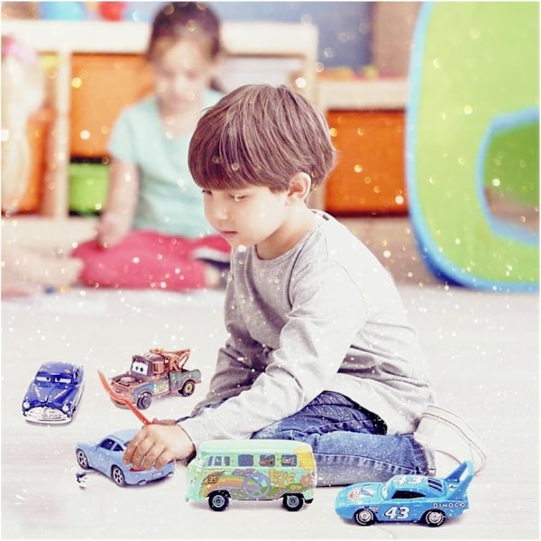 Disney Pixar Bilar 3 Chick Hicks Polis McQueen Mater Fabulous Hudson Diecast Metall Legering Modellbil Leksaker för Pojkar (Färg : Chick Hicks) Sheriff