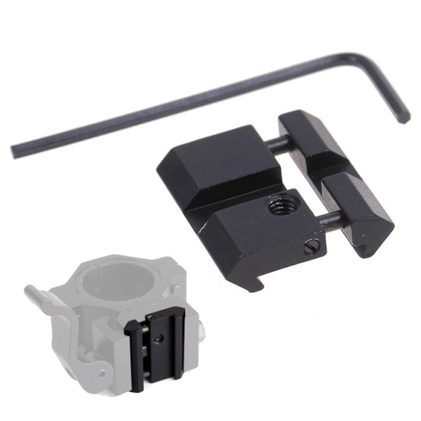 Taktisk sigtekikkert adapter monteringsbase 11mm svalehale til 20mm Weaver Picatinny skinne montering