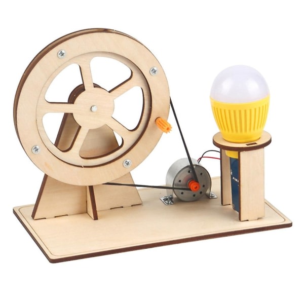 DIY Dynamotor Lantern Educational Stem Building Leksak Handvev Power Generator Light Bulb Science Projects Kits For Kids