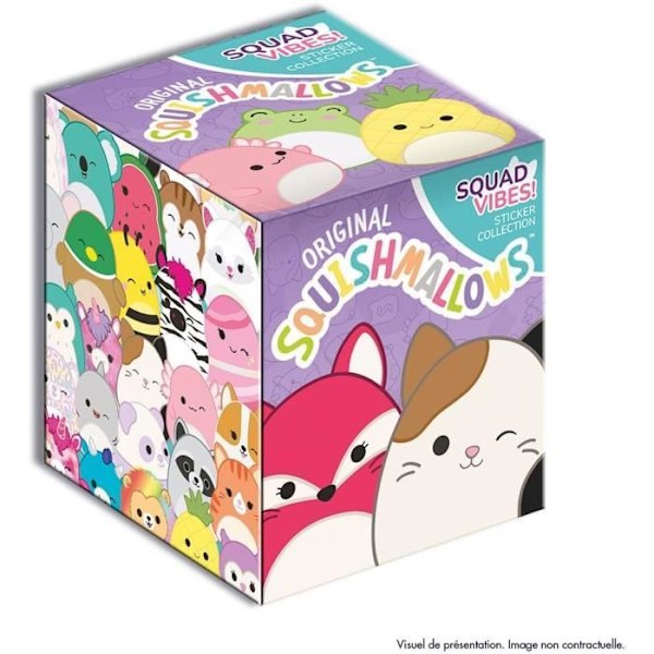 36 taskun pakkaus - PANINI - Squishmallows - 180 tarraa