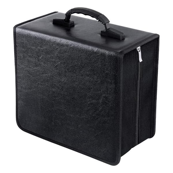 CD-etui 400 skiver Bil Læder CD-holder Opbevaringstaske Organizer 128pcs