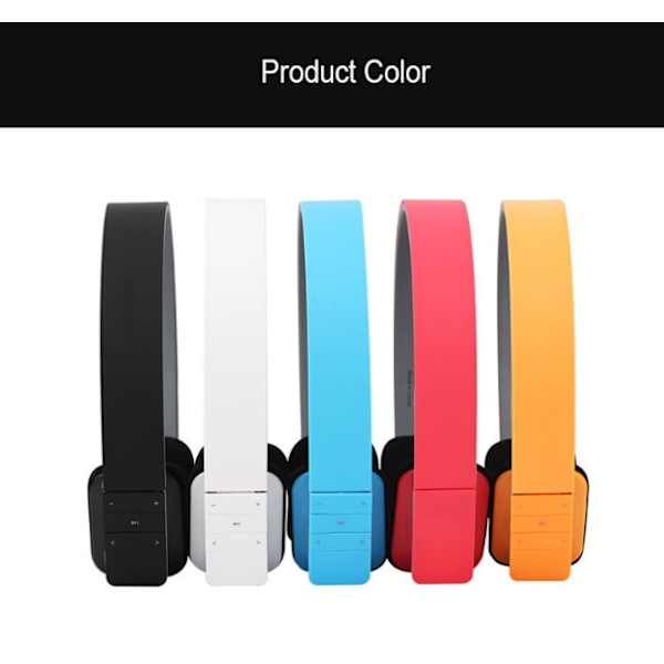 Langattomat ladattavat over-ear Bluetooth-kuulokkeet Black