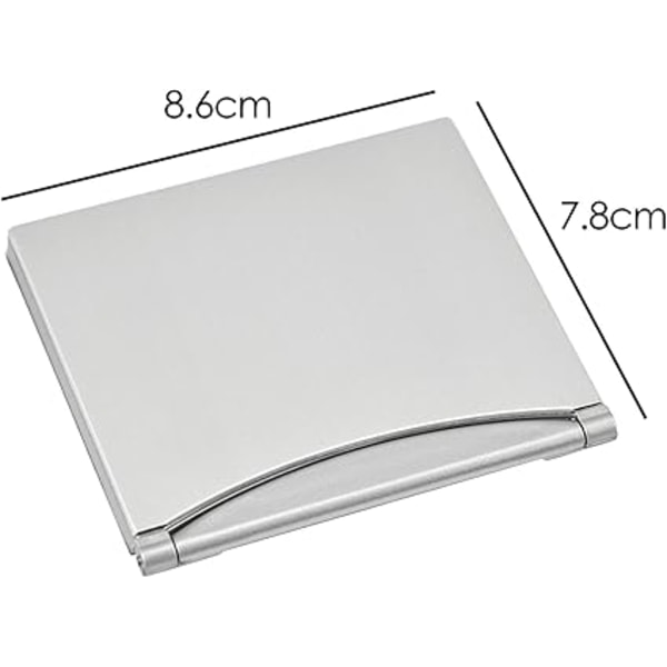 Bordsklocka Silver Digital LCD Temperatur Alarm NY Kontor D F