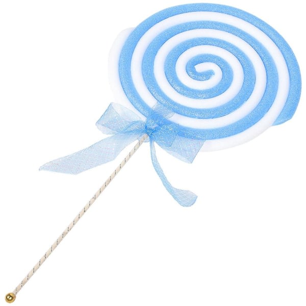 Lollipop Prop Stor Fake Candy Dekoration Fotografi Prop. Scen Dekorativ Prop Blue 66.00X31.00X2.50CM