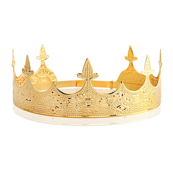 Kunglig Krona för Män - Kunglig Kronprins Tiara för Män för Bröllop, Födelsedag, Bal, Halloween Dekorationer, Alexander Replacement Pads Replacement Pads