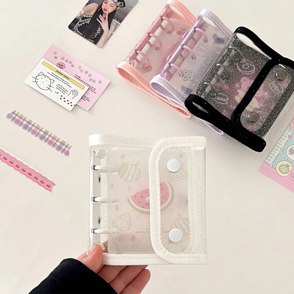 Transparent Fotokortshållare Vattentät Idol Kortpärm Kpop Idol Kort Samlingsbok Färgglad Lös Fotokort Samlingsbok S10 Photo album