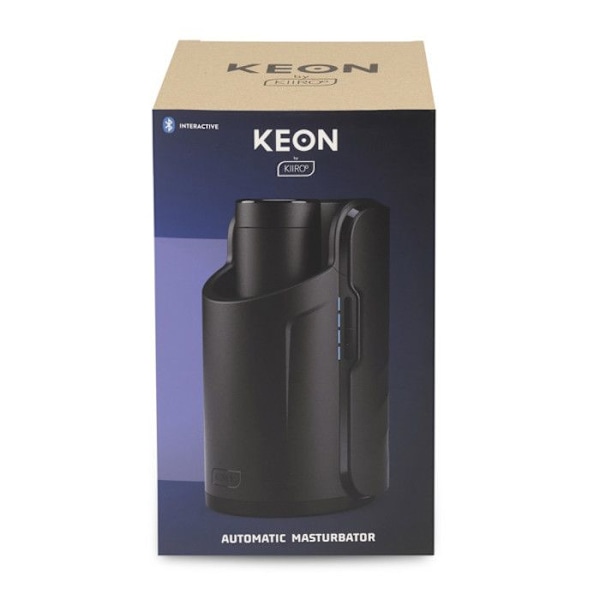 Automatisk masturbator - Kiiroo - Keon - Ansluten - 230 rörelser/min - Laddningsbar Matte svart