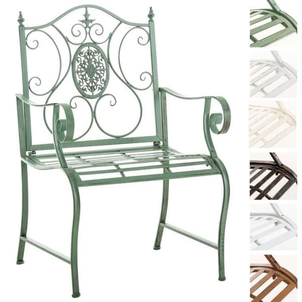 -CLP-Chaise Punjab-Array grön antik