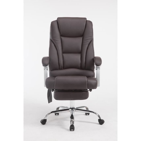 Pacific V2 kontorsfåtölj med massagefunktion - Brun - CLP - Modern - Design - Faux - Inredning kastanj