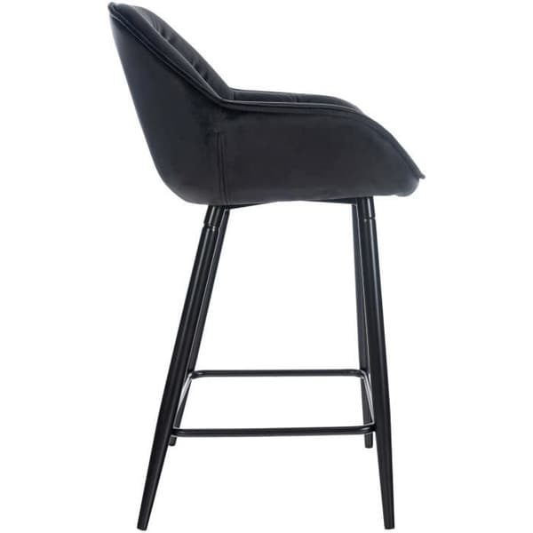 -CLP-Barstol Gibson med Metallben-Array svart
