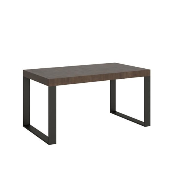 Utdragbar bord - TECNO - Premium - 90x160/420 cm - Valnöt - Antracit Valnöt