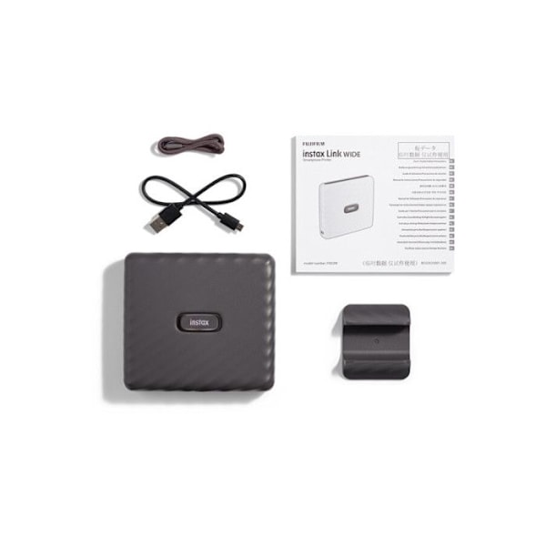 Fotoskrivare - Fujifilm - INSTAX WIDE LINK - Mockafärg - Bluetooth - Laddningsbar