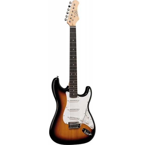 El-gitarr - EKO - EG-11 - Sunburst - Attraktiv design - För vuxen solsken