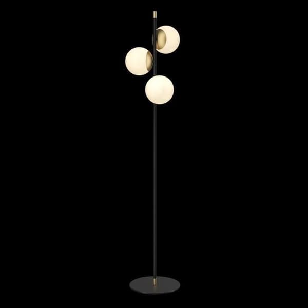 Lampstand - Maytoni - Nostalgia - Guld - Glas - 3 ljusarmar matt guld